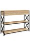 Console Table Sonoma Oak 100x28x75 cm Engineered Wood - 7