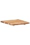 Table Top Solid Acacia Wood 58x(50-60)x3.8 cm - 5