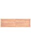 Table Top Light Brown 140x40x(2-4)cm Treated Solid Wood Live Edge - 2
