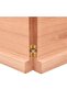 Table Top Light Brown 140x40x(2-4)cm Treated Solid Wood Live Edge - 4