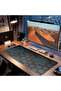 Large Gaming Mouse Pad, Extended Desk Mousepad with Stitched Edges, Non-Slip Rubber Base Mice Pad - 2