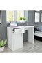 Desk with Drawer and Cabinet White 100x40x73 cm
