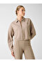 Annie Short Full Zip Women's Beige Jacket V6Rq17Kd822-G1O3 - 5