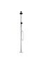 Garden Shower with Brown Base 220 cm Aluminium - 5