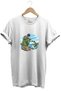Hunting Fishing Angling on a Boat with a Rod Printed 100% Cotton Regular Fit Crew Neck T-Shirt