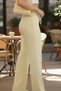 Bubble Fabric Wide Leg Pants - Relaxed Fit Trousers - 4