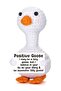 Interesting Positive Goose Gift, Mini Cute Plush Positive Shark Duck Desktop Decoration Ornament,... - 8