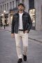 Men's Plush Soft Textured Sherpa Jacket Anthracite - 3