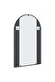 Wall Mirror Black 60x100 cm Arch Iron - 4