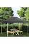 Party Tent Roof 4.5x3 m Anthracite 270 g/m²