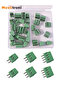 مجموعة موصلات طرفية للوحات الدوائر المطبوعة (PCB) مكونة من 30 قطعة، ببرغي، KF128-2.54، ثنائية وثلاثية ورباعية الأطراف - 7