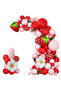 Other As picture 103pcs Pink Strawberry Balloon Arched Wreath Set with Strawberry and Daisy Foil Ba - 7