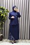 Women's Clothing Plus Size Tie-Dye Modal Skirt Set - 4
