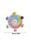 Parrot Rotating Chewing Toys Bird Cage Spinner Wheel Toy Self-Entertainment Stand Bite Resistant ... - 6