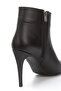 Women's Genuine Leather Stiletto Heeled Boots 5123 Black - 3