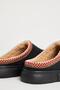 Black Suede Ethnic Patterned Slippers - 5