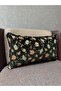 Tapestry Woven Linen Rectangular Black Color Piped Throw Pillow Case 30X50 cm - 2