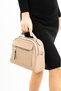 Women's Daily Black and Taupe Hand and Shoulder Bag Set of 2 - 5