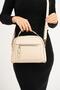 Women's Daily Black and Taupe Hand and Shoulder Bag Set of 2 - 6