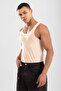 Men's undershirt Slim Fit cotton invisible tank top - skin tone