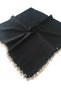Vd Pearl Beaded Hand Embroidered Scarf Writing 100X100Cm - 2
