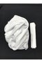 Ribbed 3 Thread Fabric White – Piece 100X200 cm