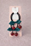 Girl's Cherry Figured Bow Rubber Buckle Set of 2