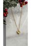 Steel Stone Detailed Heart Necklace - 2