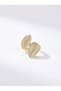 Zircon Stone Adjustable Gold Color Steel Women's Ring – Stylish and Elegant Design I Special Boxed