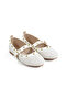 Women's Tweed Fabric Trot Flats with Buckle, Suitable for Office, Work, and Daily Use - 2