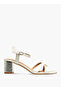 Women Embellished Block Heel Sandals - 3