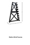 Metal Key Organizer 8 Slots Wall Mounted Key Holder and Organizer Stand - 3