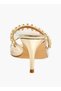 Women Embellished Stiletto Heel Sandals - 4
