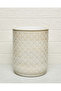 Beige Natural Scallop Leaf Waste Bin