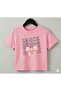 Children's Dance Ribbon Printed Cotton Crew Neck Tshirt - 2