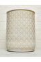 Beige Natural Scallop Leaf Waste Bin - 2