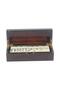 Premium Domino Set with Turkey Logo in Luxury Wooden Box, 28 Pieces, Double 6 Family Game Gift - 7