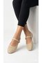 Women's Straw Look Ballerina Shoes Orthopedic Lightweight Sole Stylish Summer Daily Use - 2
