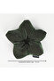 Handmade Fiber Filled Scrunchie Bun Clip Metallic Green Sparkle - 3
