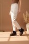 Brown Suede Fur Women's Boots with Gold Buckle Detail - 3