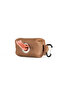 100% Leather Dog Poop Bag - Dog Poop Bag - Dog Gift - Tan