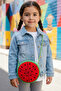Girl's Watermelon with Plush Straps Bag |   Trending Gift for Little Ones - 4