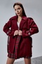 Lina Bordo Regular Fit Premium Belted Cashmere Jacket - 7