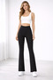 Stone Detailed High Waist Shaping / Sculpting Pipe Leg Black Women's Leggings