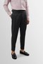 Anthracite High Waist Pleated Carrot Fit Men's Trousers - 2