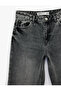 Cotton Pocket Buttoned Straight Leg Washed Jeans - Straight Fit Jeans - 6