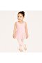 Pink Sleeveless Back Cross Strap Tutu Skirted Ballet Leotard & Headband-Kids