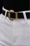 Antique Buckle Suede Belt Dress Belt Coat Belt Trouser Belt - 4