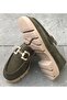 25390510K Women's Genuine Suede Leather Thick Sole Loafer Shoes - 3