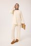 40977 - Stylish Comfortable Casual Angora Knitwear Women's Set with Pants - 4